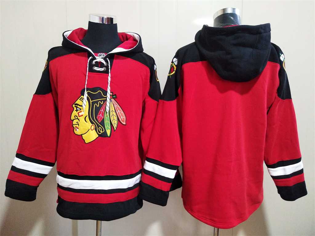 Blackhawks Blank New Red All Stitched Pullover Hoodie,We sell and wholesale Blackhawks Blank New Red All Stitched Pullover Hoodie on line form chian!